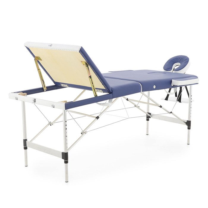 Массажный стол складной алюминиевый Med-Mos JFAL01A (PA3.20.13A-01) 3-х секционный PA3.20.13A-01