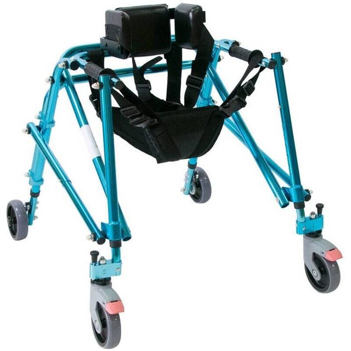 Ходунки с дополнительной фиксацией (поддержкой) тела, в том числе для больных детским церебральным параличом (ДЦП) торговой марки "Мега-Оптим" Мега-920 Мега-920