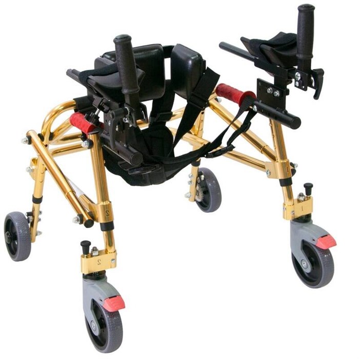 Ходунки с дополнительной фиксацией (поддержкой) тела, в том числе для больных детским церебральным параличом (ДЦП) торговой марки "Мега-Оптим" Мега-901 Мега-901