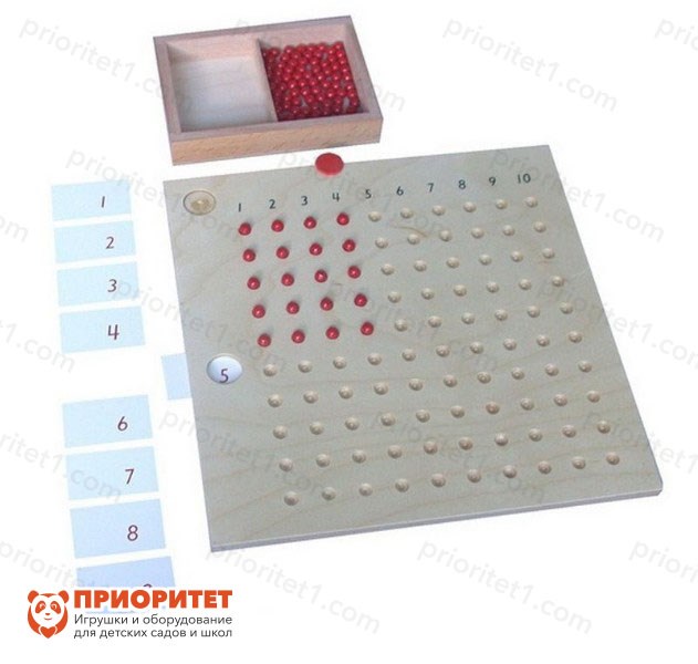 Комплект Монтессори Доска для умножения 60018