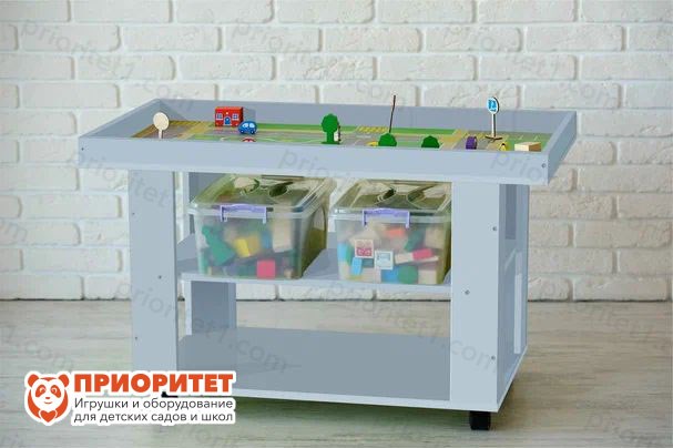 Игровой ландшафтный стол Приоритет Плюс (серый) 88390