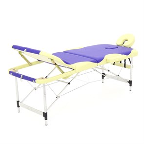 Массажный стол складной алюминиевый Med-Mos JFAL01A М/К (3-х секционный) (МСТ-102Л) МСТ-102Л