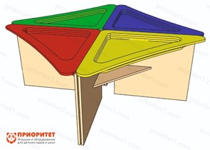 Стол детский с кинетическим песком Лепестки ромашки 58194