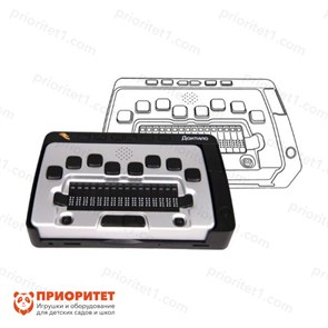 Портативный компьютер с вводом/выводом шрифтом Брайля и синтезатором речи Дактило 106904